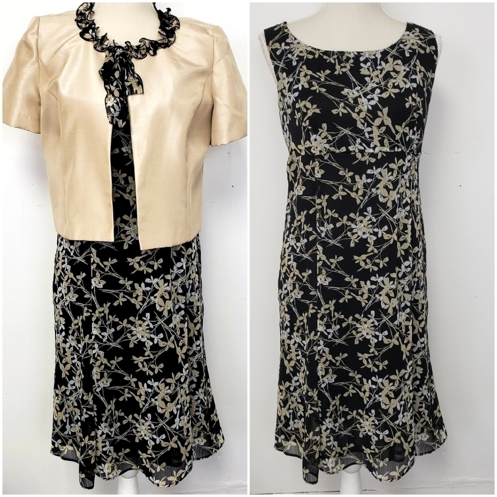 Danny & Nicole 2 Piece Dress & Jacket 8 EUC